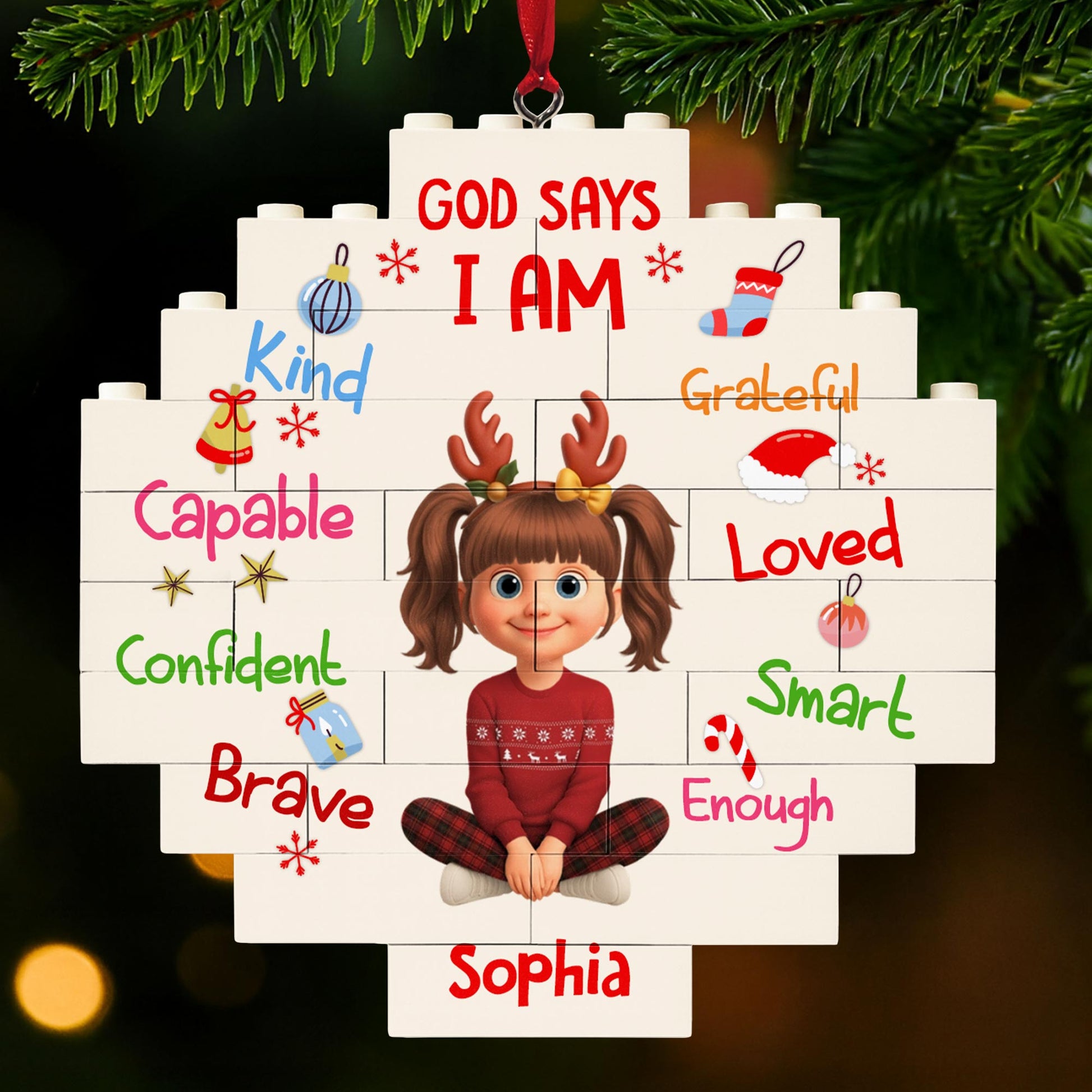 God Says I Am Kind, Capable, Loved, Smart Puzzle