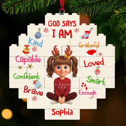 God Says I Am Kind, Capable, Loved, Smart Puzzle