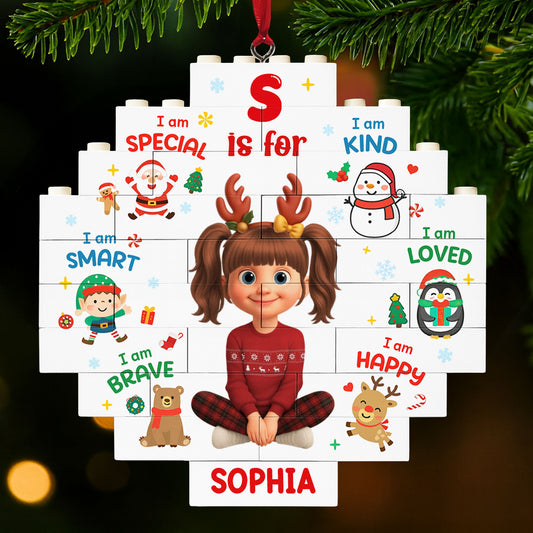 S Is For Special, Kind, Loved, Happy, Smart, Brave With Cute Characters