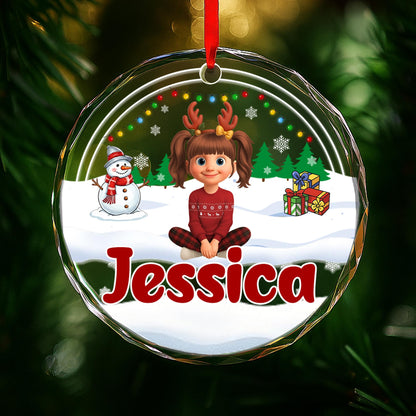 Cherish Festive Memories With Reindeer Antlers And Snowman