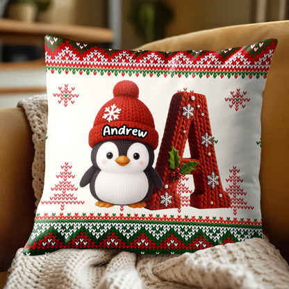 Celebrate the Festive Season With a Cozy Penguin Pillow