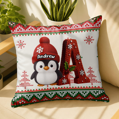 Celebrate the Festive Season With a Cozy Penguin Pillow