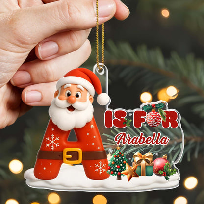 Is For [Custom Name] Santa Claus And Christmas Gifts