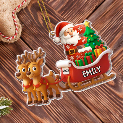 Celebrate Festive Season With Santa And Reindeer