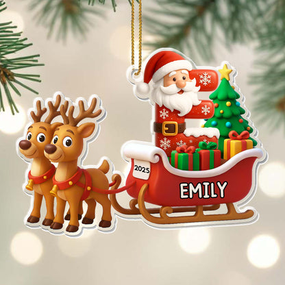 Celebrate Festive Season With Santa And Reindeer