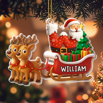 Celebrate Festive Season With Santa And Reindeer