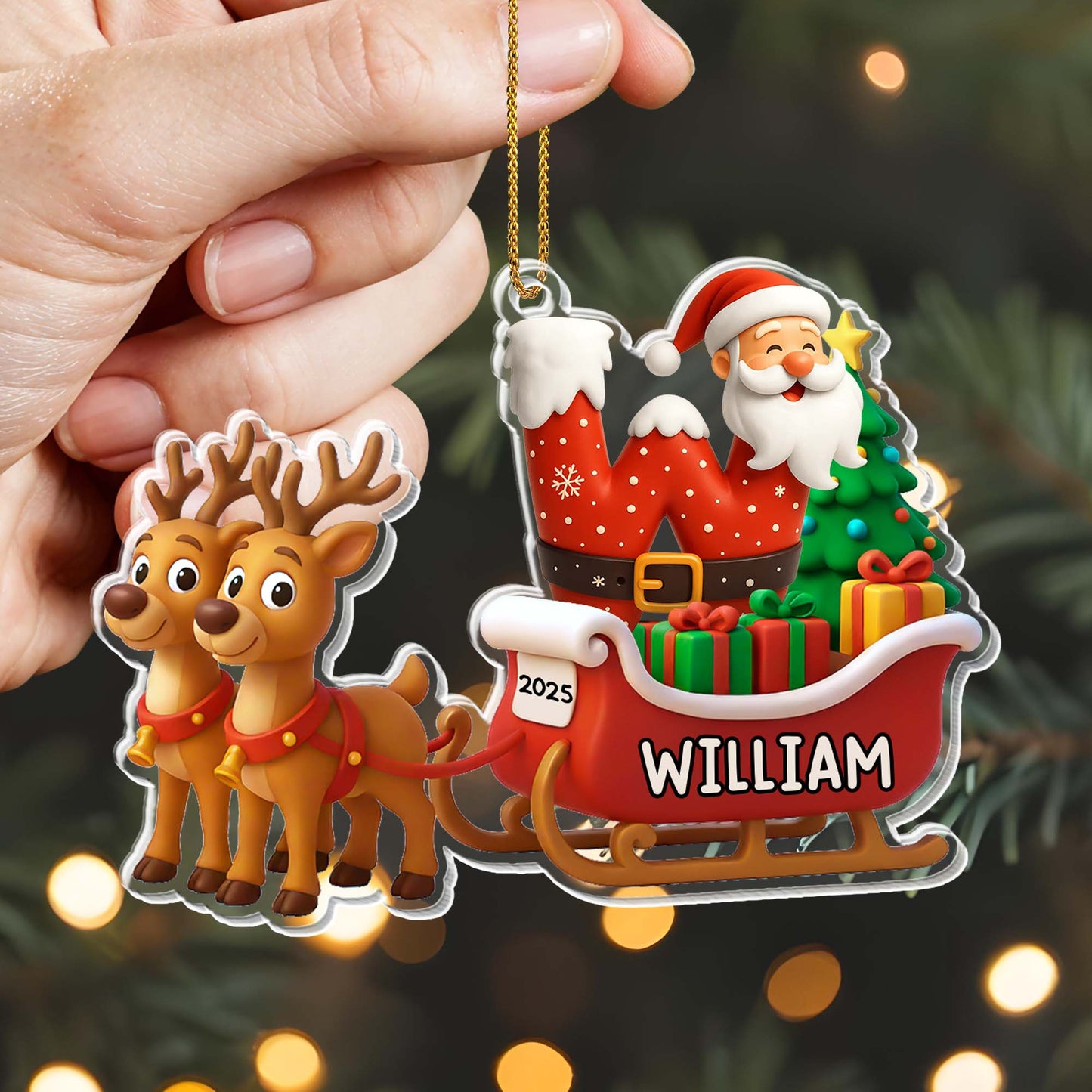 Celebrate Festive Season With Santa And Reindeer