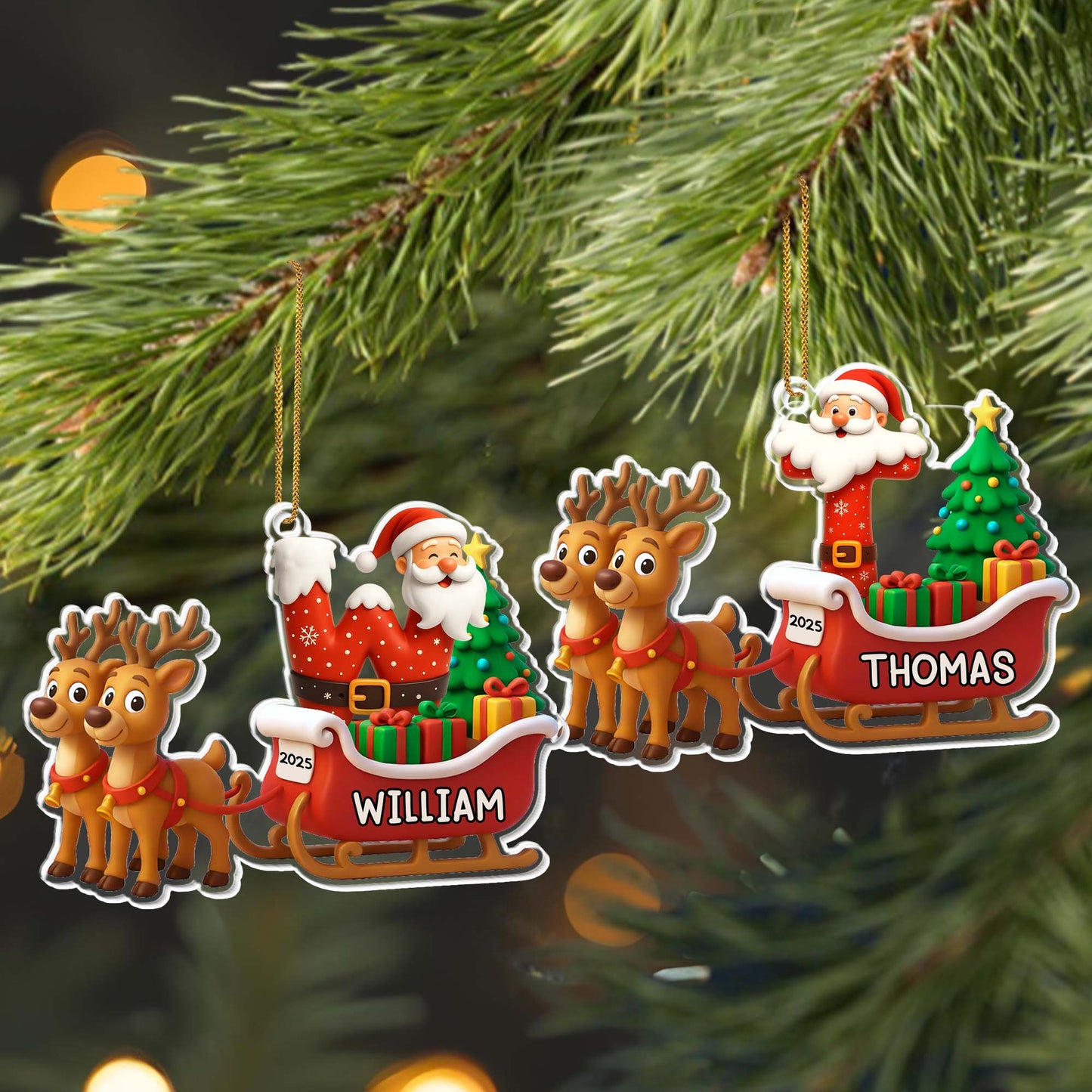 Celebrate Festive Season With Santa And Reindeer