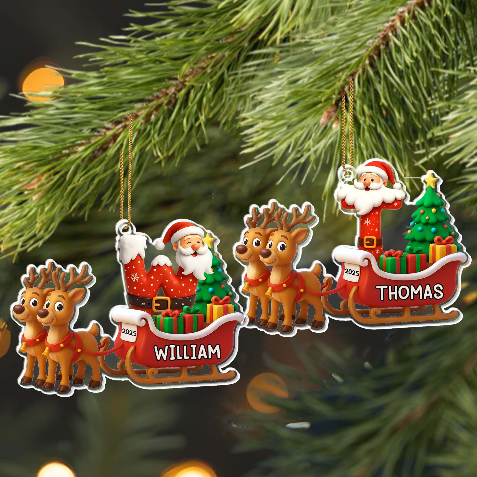 Celebrate Festive Season With Santa And Reindeer