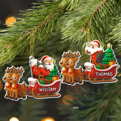 Celebrate Festive Season With Santa And Reindeer