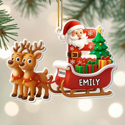 Celebrate Festive Season With Santa And Reindeer