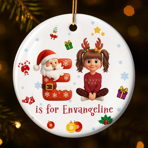 Celebrating Holiday Spirit With Santa and Snowflakes