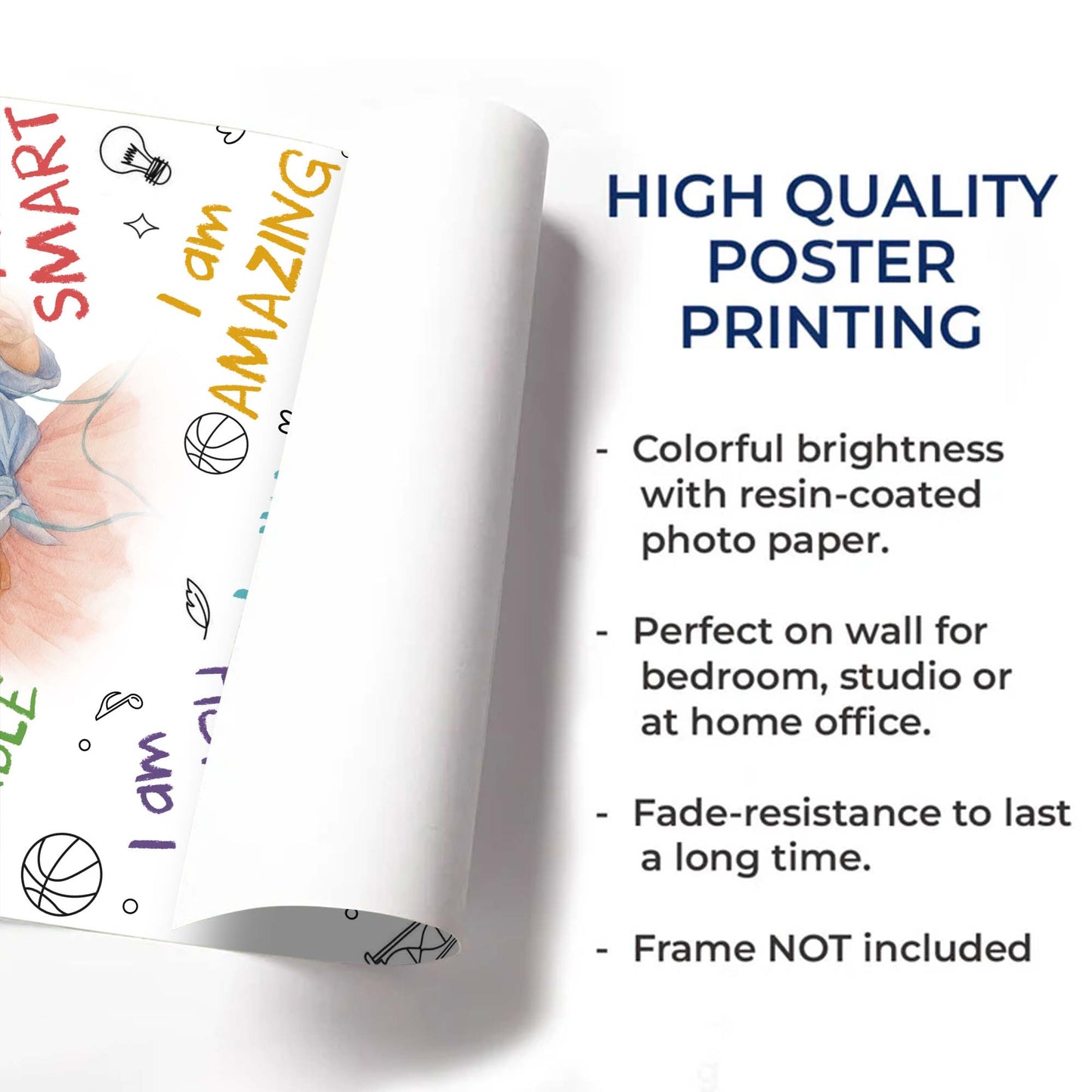 I Am Kind, Brave, Capable, Smart, Loved Poster