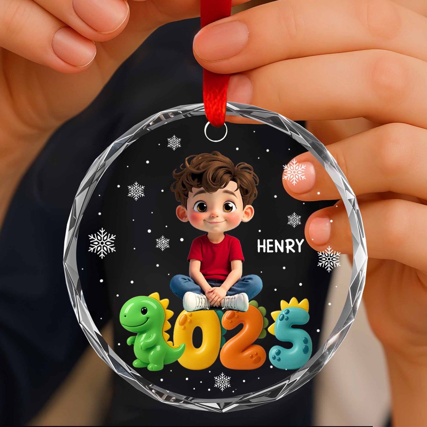 Playful Child And Colorful Numbers Holiday Season