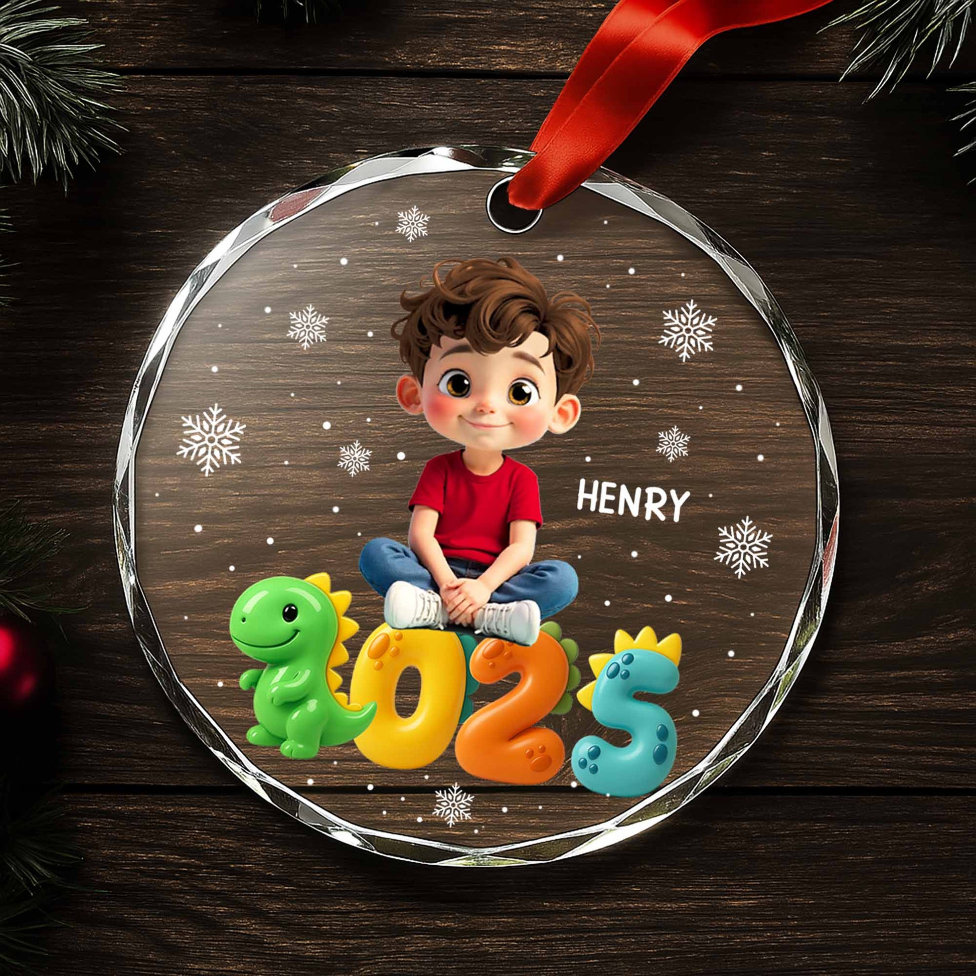 Playful Child And Colorful Numbers Holiday Season