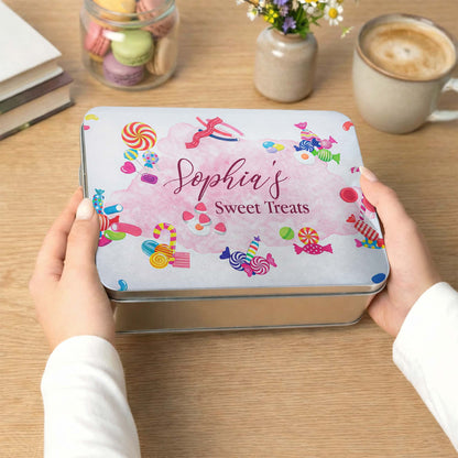 Sweet Treats With Colorful Candies And Lollipops