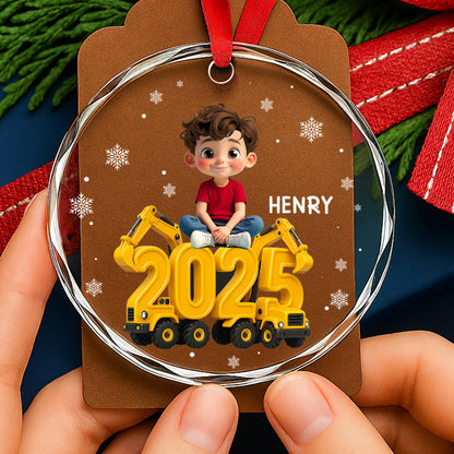 Playful Boy And His Favorite Toy Truck