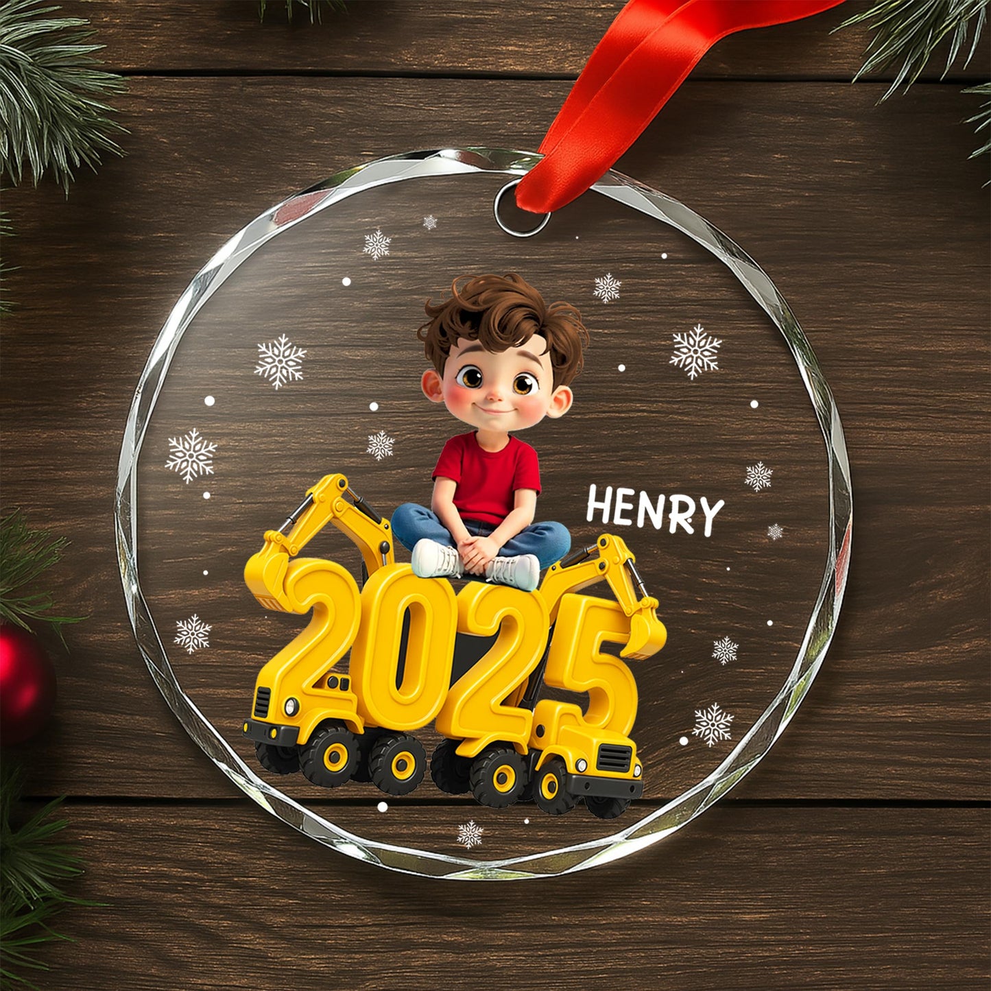 Playful Boy And His Favorite Toy Truck