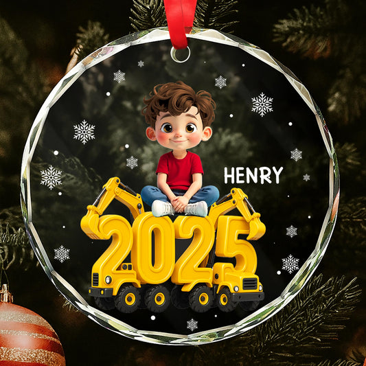 Playful Boy And His Favorite Toy Truck