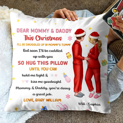 Dear Mommy & Daddy This Christmas, Pregnant Couple With Stars