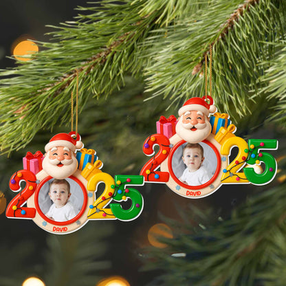 Capture Special Moments With Jolly Santa And Vibrant Year Design