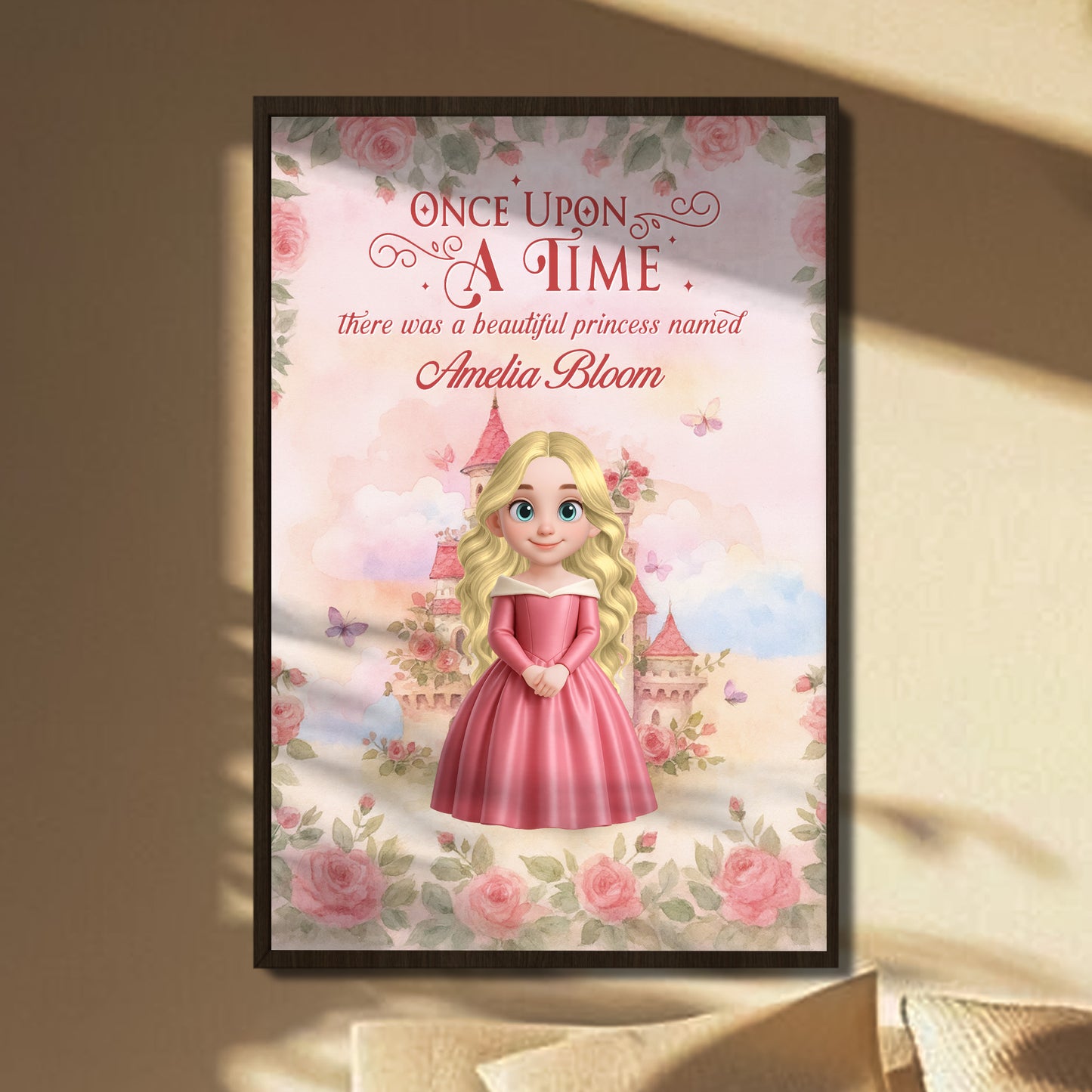 Once Upon A Time, Beautiful Princess And Roses