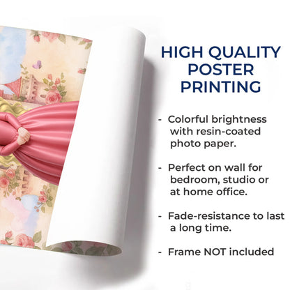 Once Upon A Time, Beautiful Princess And Roses