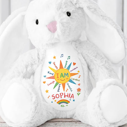 I Am Kind And Brave, Heart And Rainbow Design