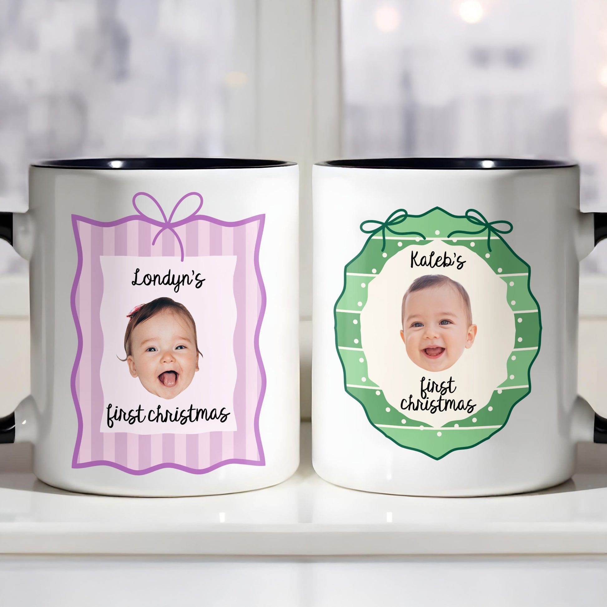 First Christmas, Baby With Christmas Hat