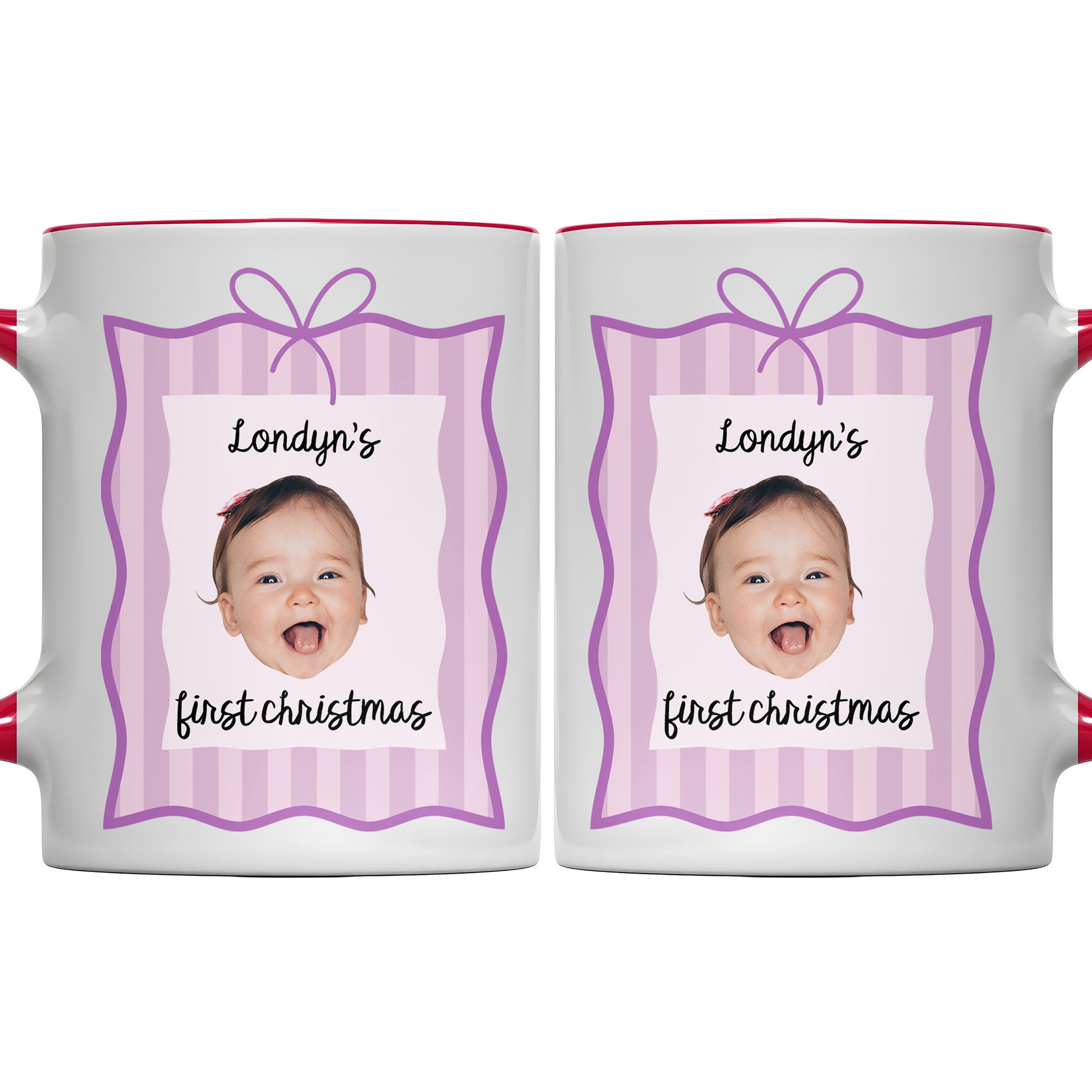 First Christmas, Baby With Christmas Hat