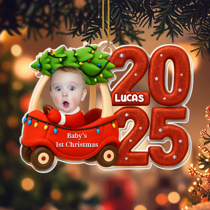 Baby's 1st Christmas, Sleigh And Lights