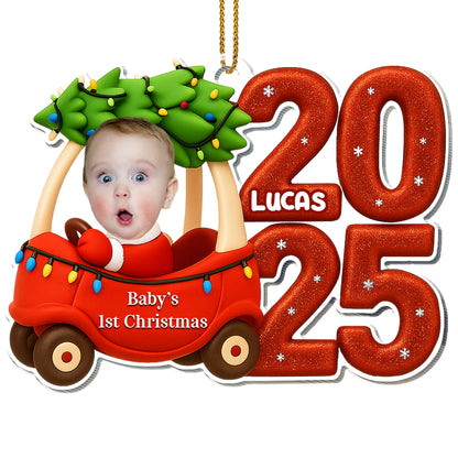 Baby's 1st Christmas, Sleigh And Lights