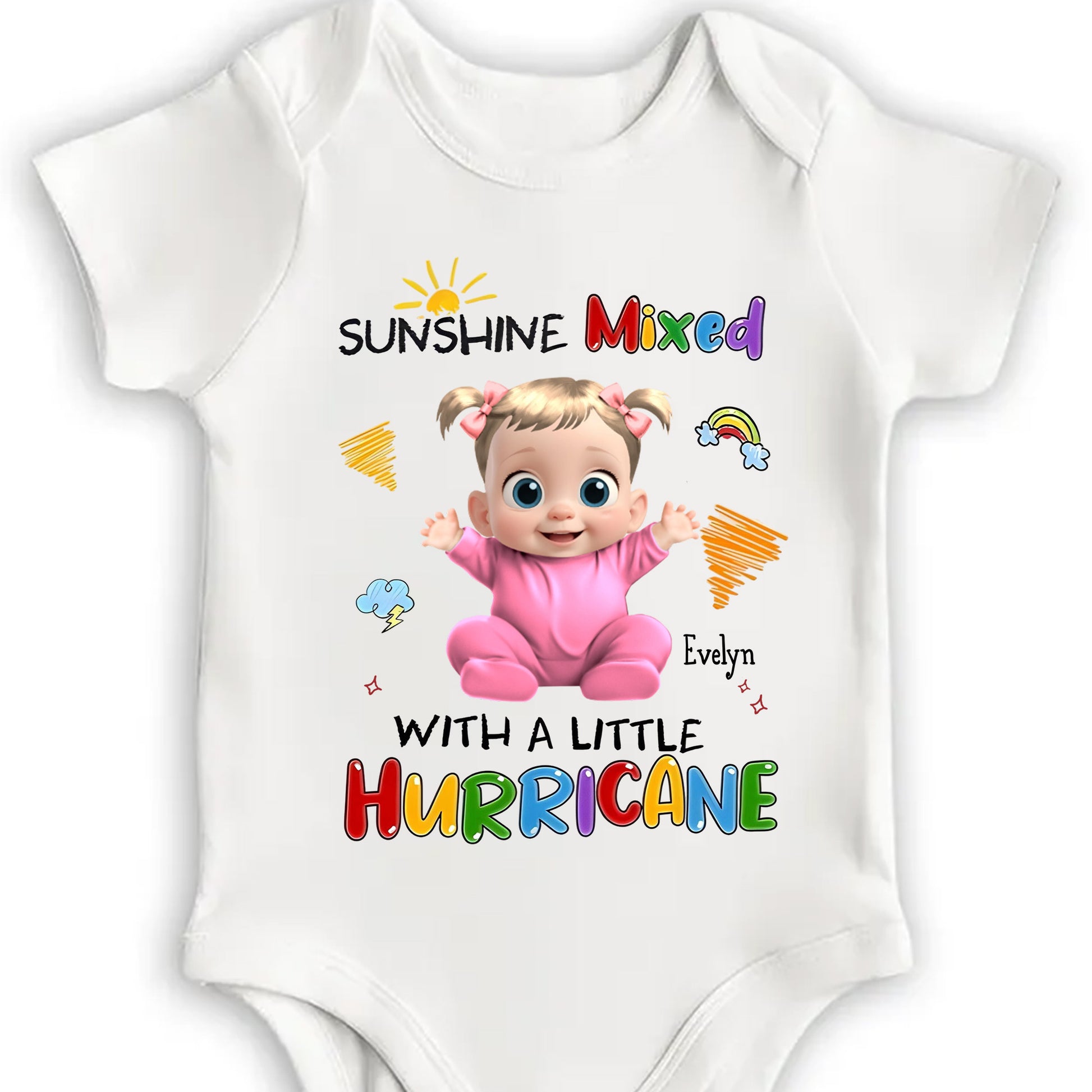 Sunshine Mixed With A Little Hurricane Baby Design
