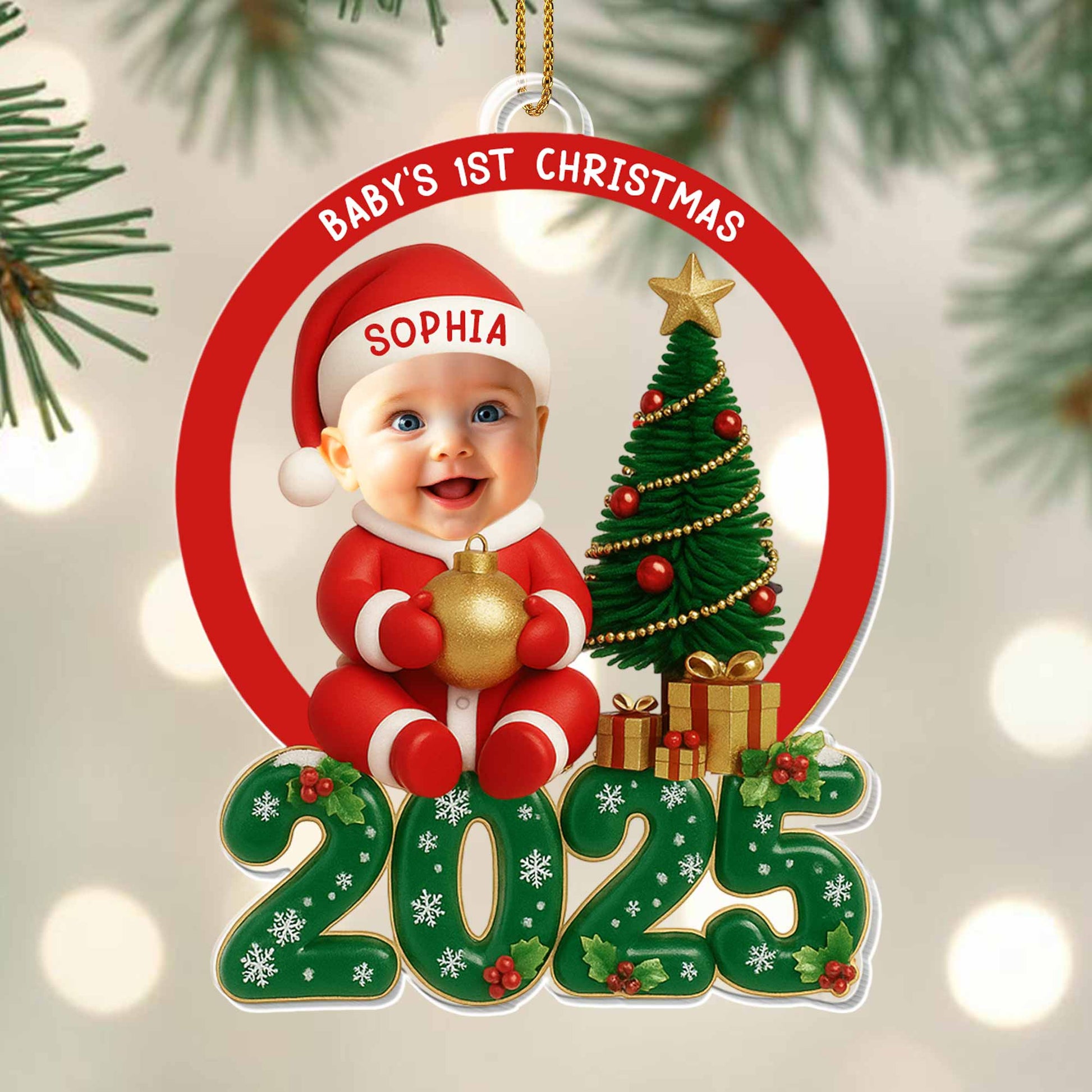 Baby's 1st Christmas, Tree and Gifts