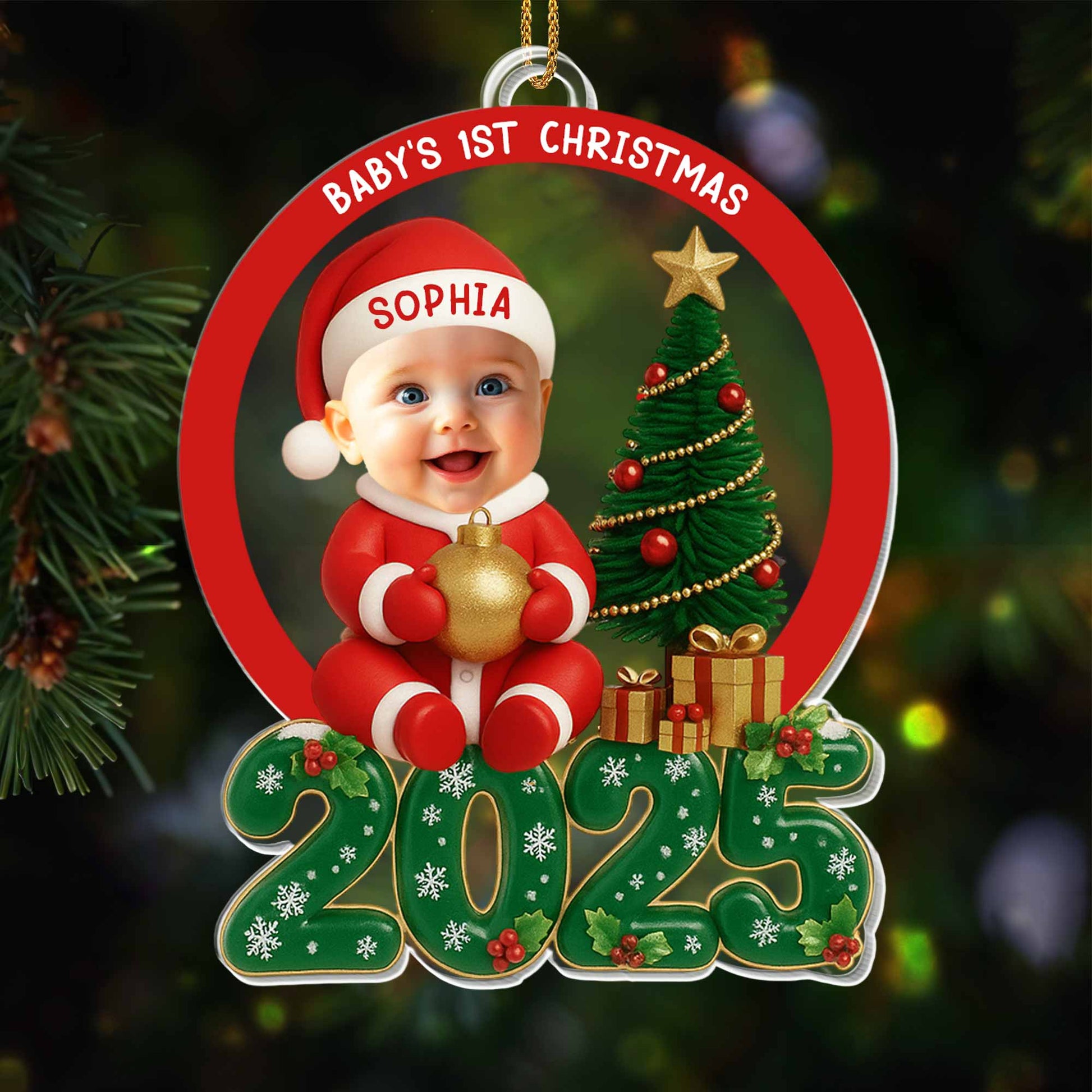 Baby's 1st Christmas, Tree and Gifts