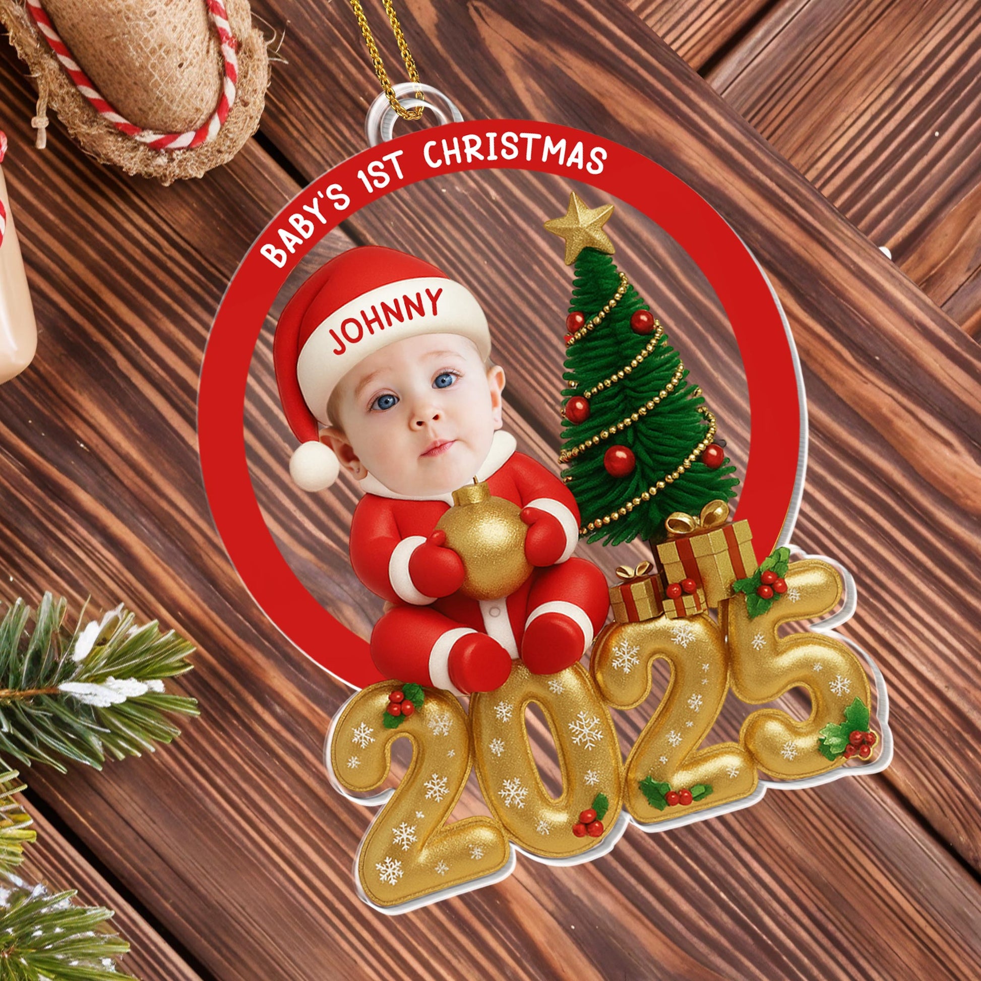 Baby's 1st Christmas, Tree and Gifts