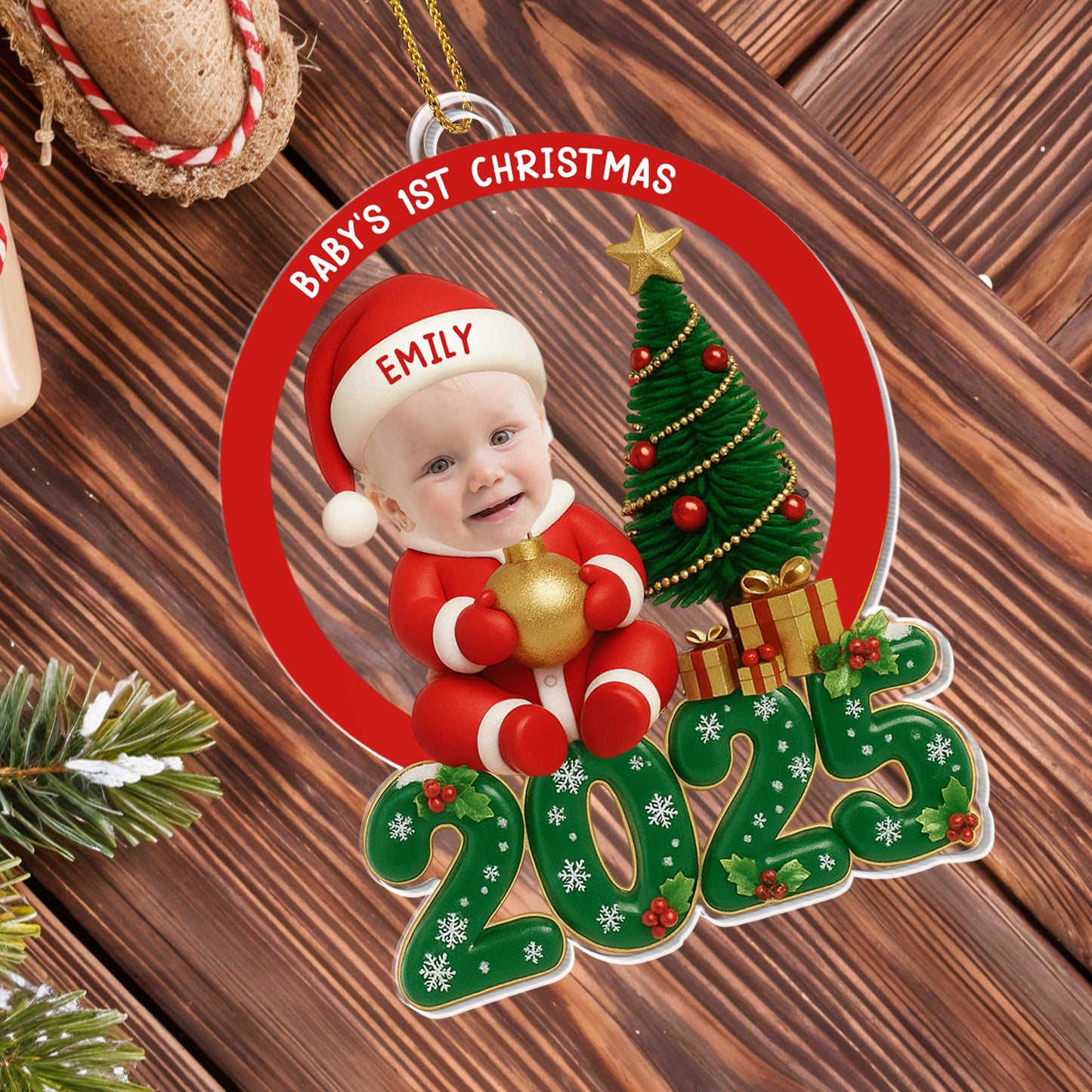 Baby's 1st Christmas, Tree and Gifts