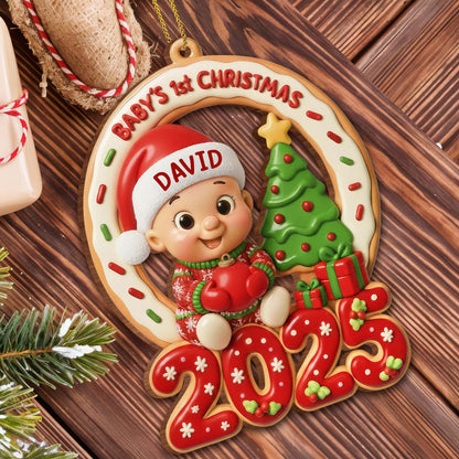 Baby's 1st Christmas With Baby and Christmas Tree