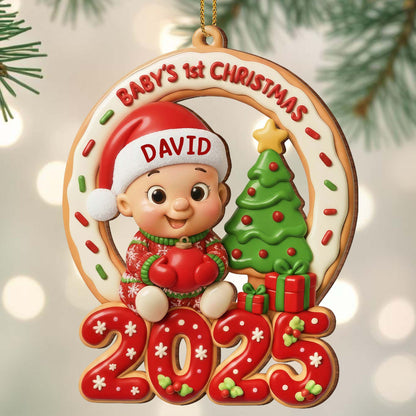 Baby's 1st Christmas With Baby and Christmas Tree