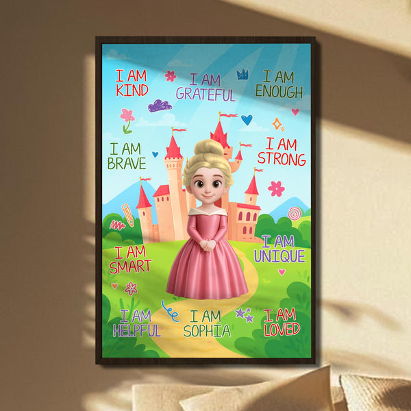 I Am Kind, Princess And Castle Inspired Poster