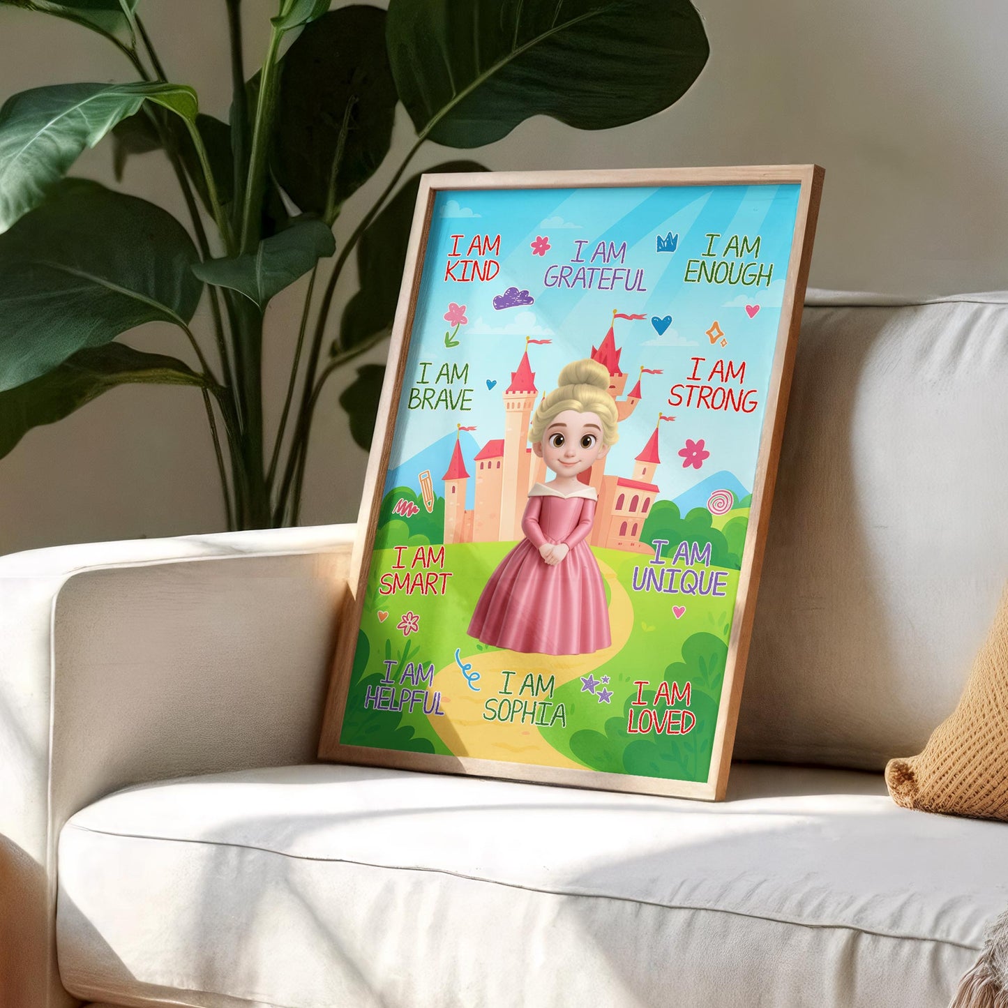 I Am Kind, Princess And Castle Inspired Poster