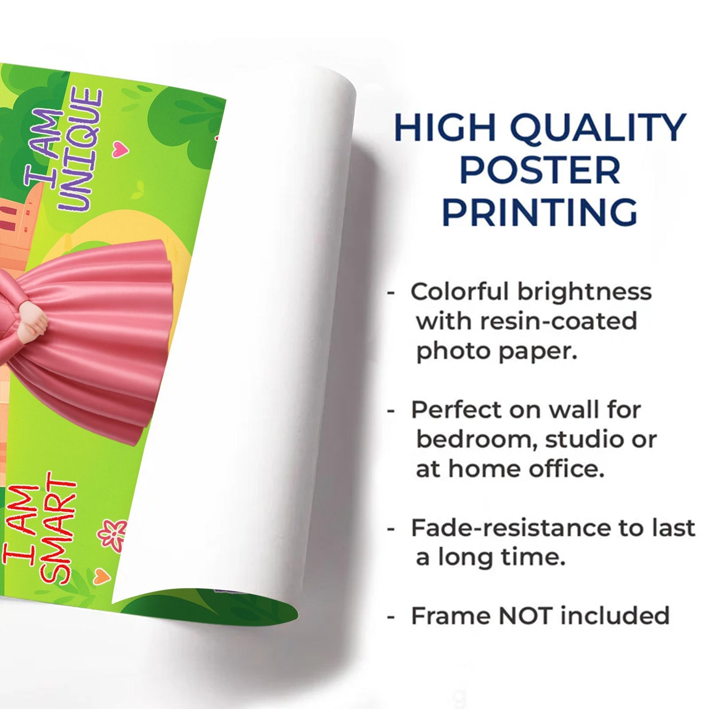 I Am Kind, Princess And Castle Inspired Poster