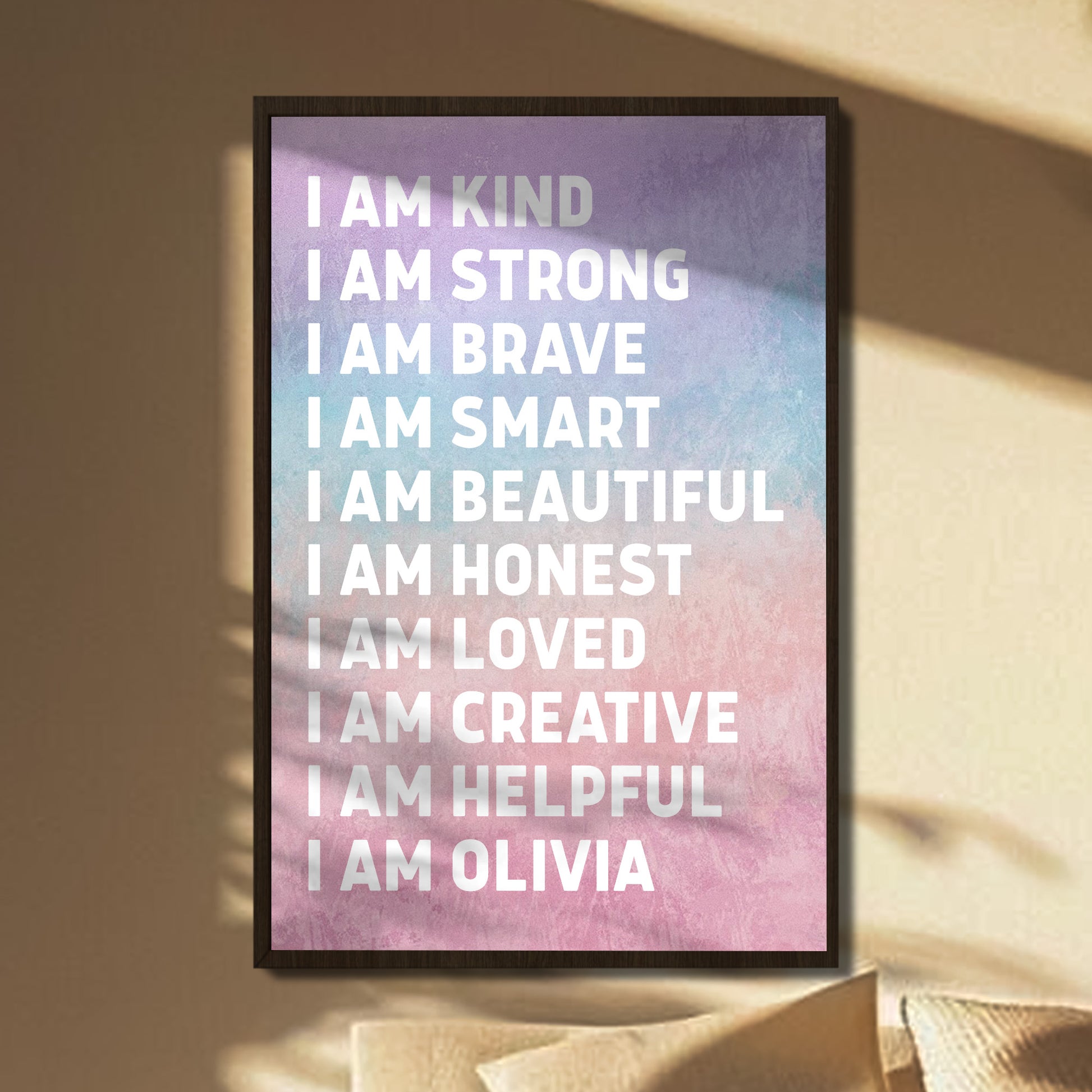 I Am Kind, Strong, Brave, The Ultimate Affirmation Poster