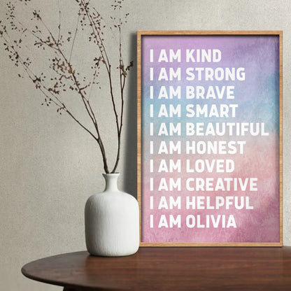 I Am Kind, Strong, Brave, The Ultimate Affirmation Poster