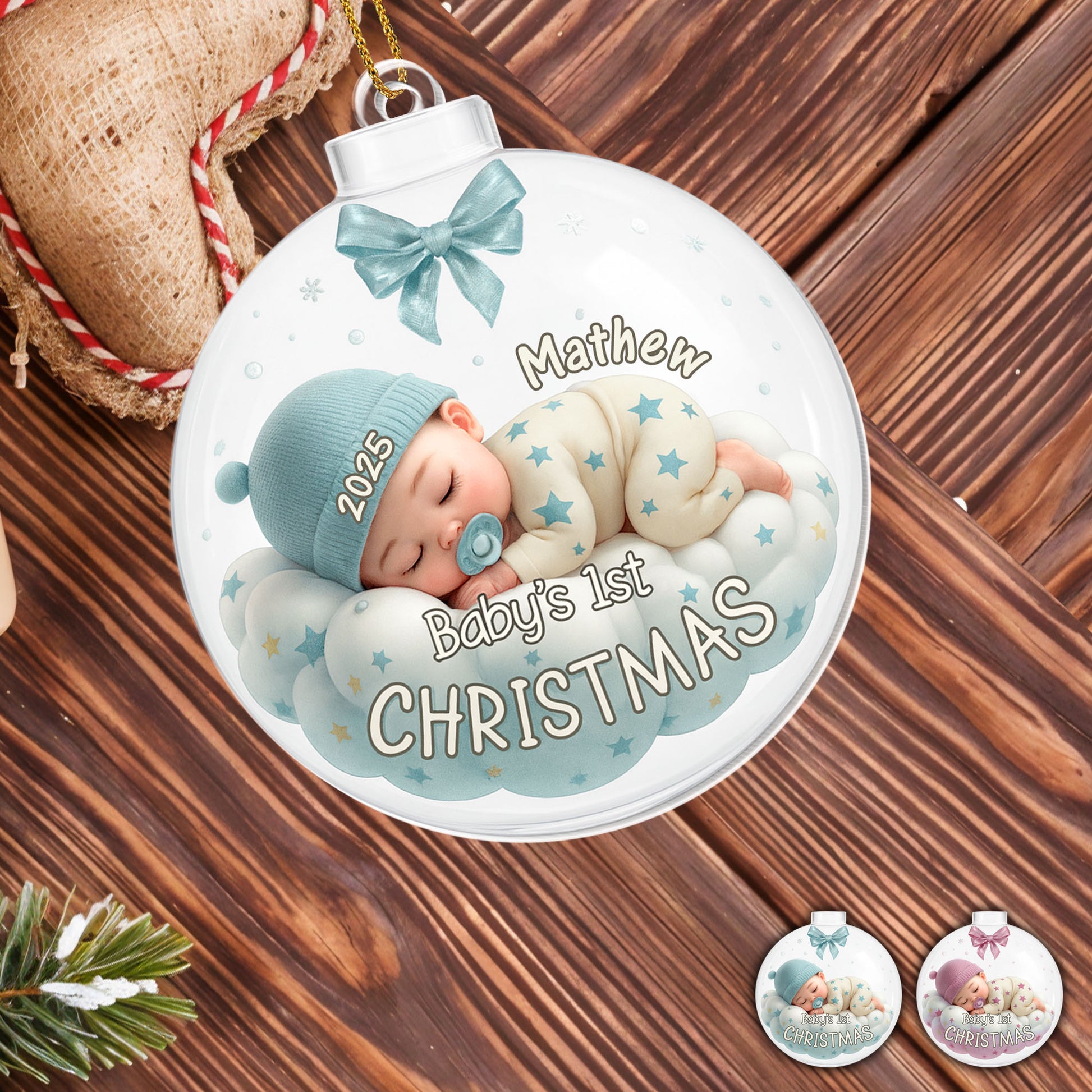 Baby's 1st Christmas Stars And Dreams