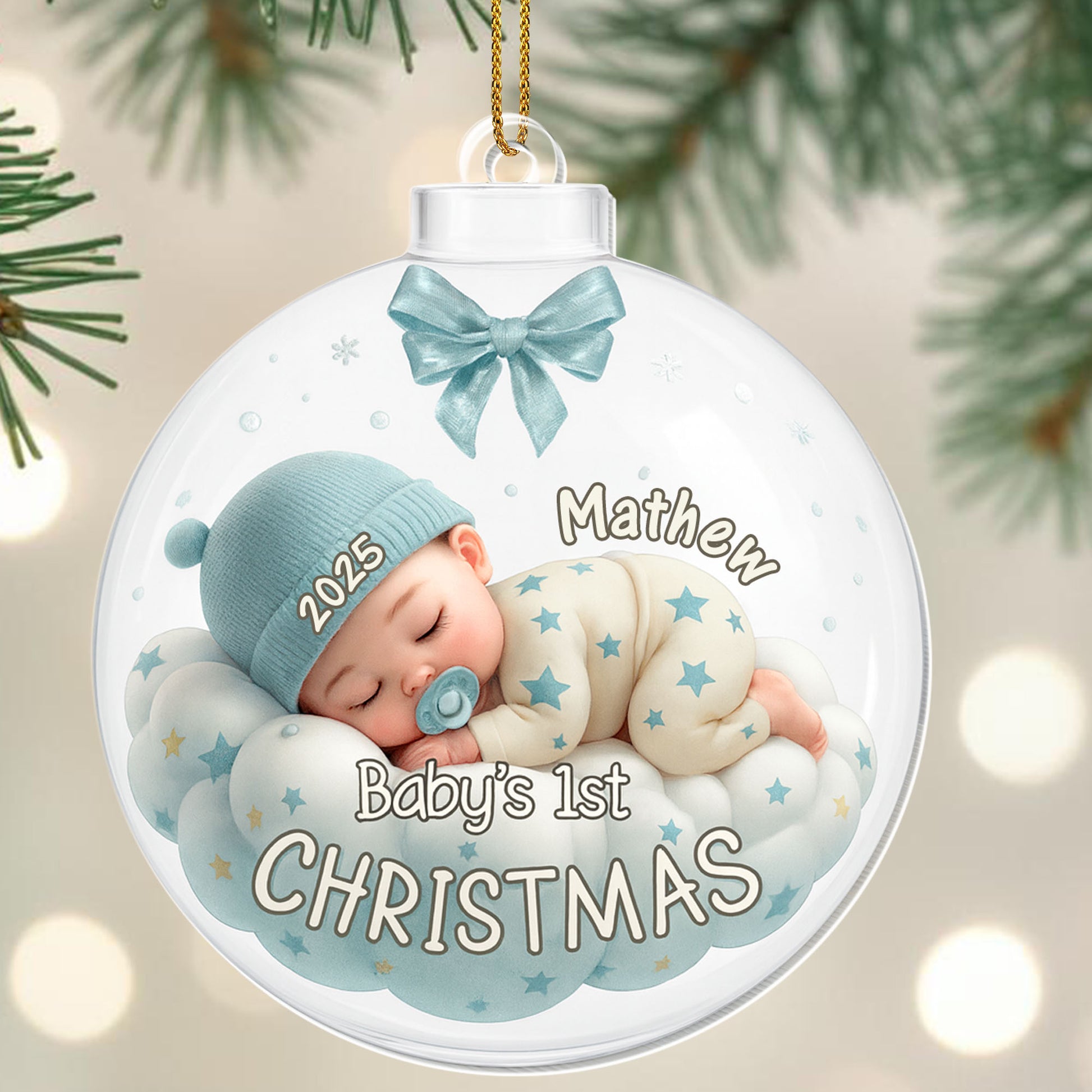 Baby's 1st Christmas Stars And Dreams