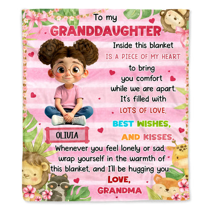 To My Granddaughter, Love And Comfort From Grandma