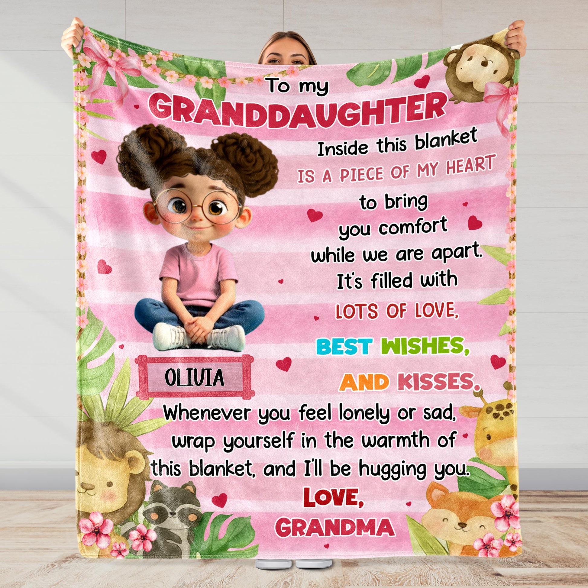 To My Granddaughter, Love And Comfort From Grandma