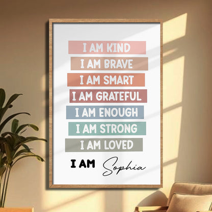 I Am Kind, Brave, Smart, Grateful, Enough, Strong, Loved