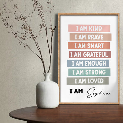 I Am Kind, Brave, Smart, Grateful, Enough, Strong, Loved